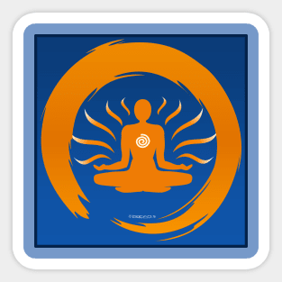 Enso Meditator Sticker